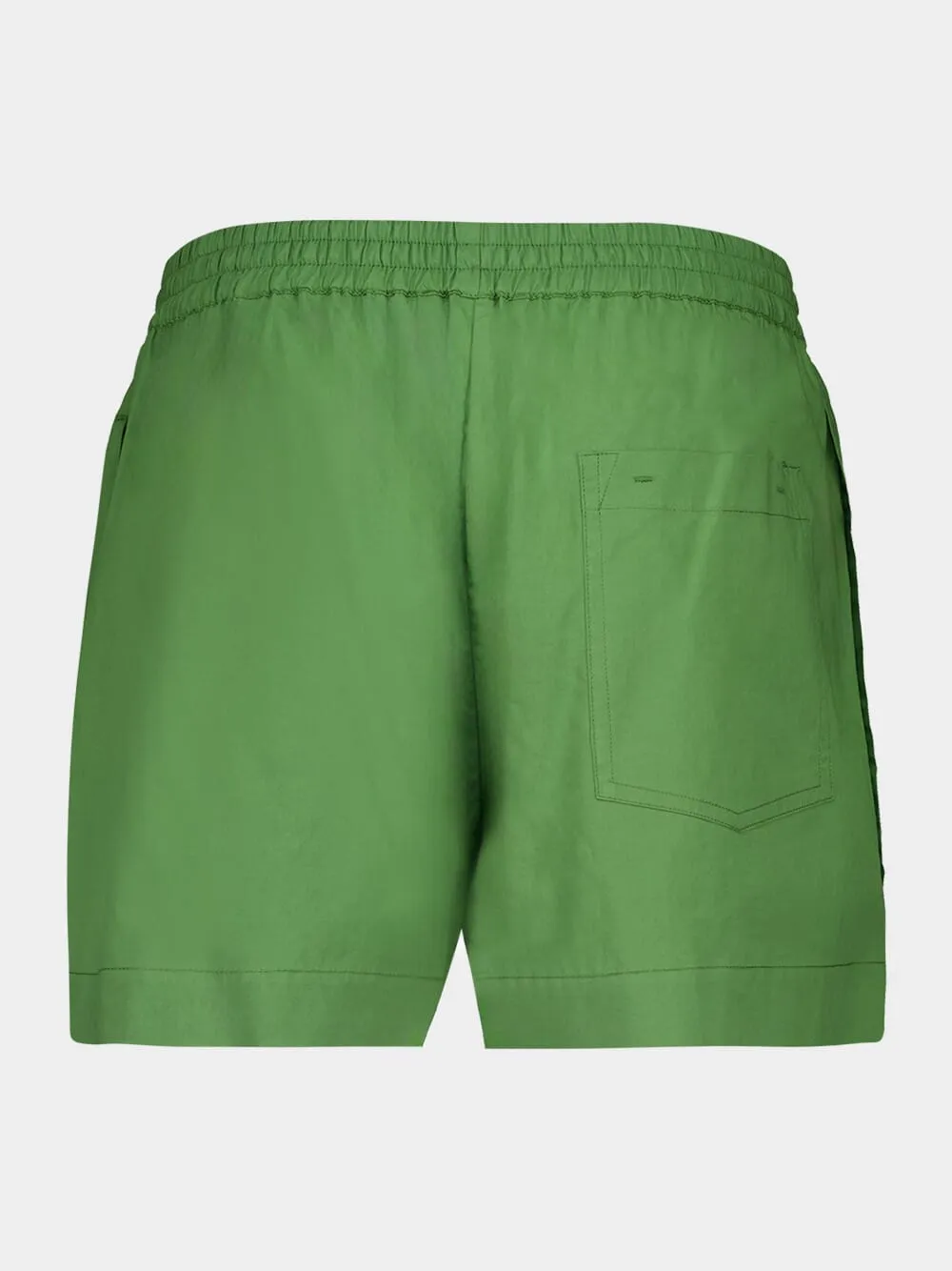Green Relaxed Poplin Shorts sold by Fashion Clinic product image thumbnail 2
