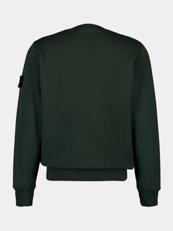 Juniper Green Organic Cotton Sweatshirt sold by Fashion Clinic