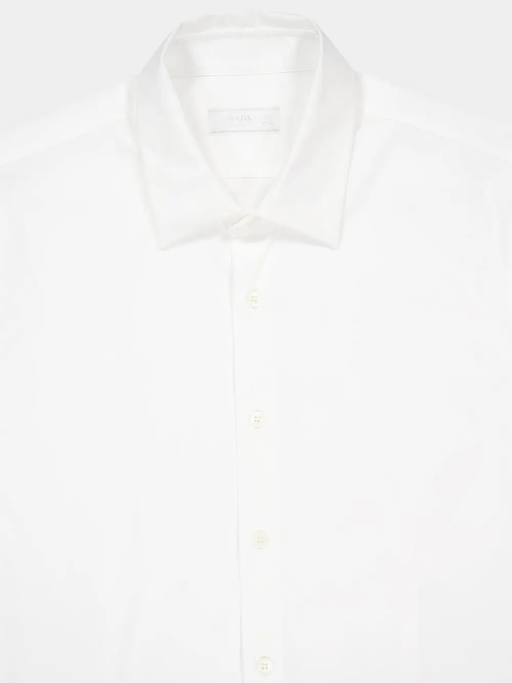 White Stretch Cotton Slim Shirt sold by Fashion Clinic product image thumbnail 5
