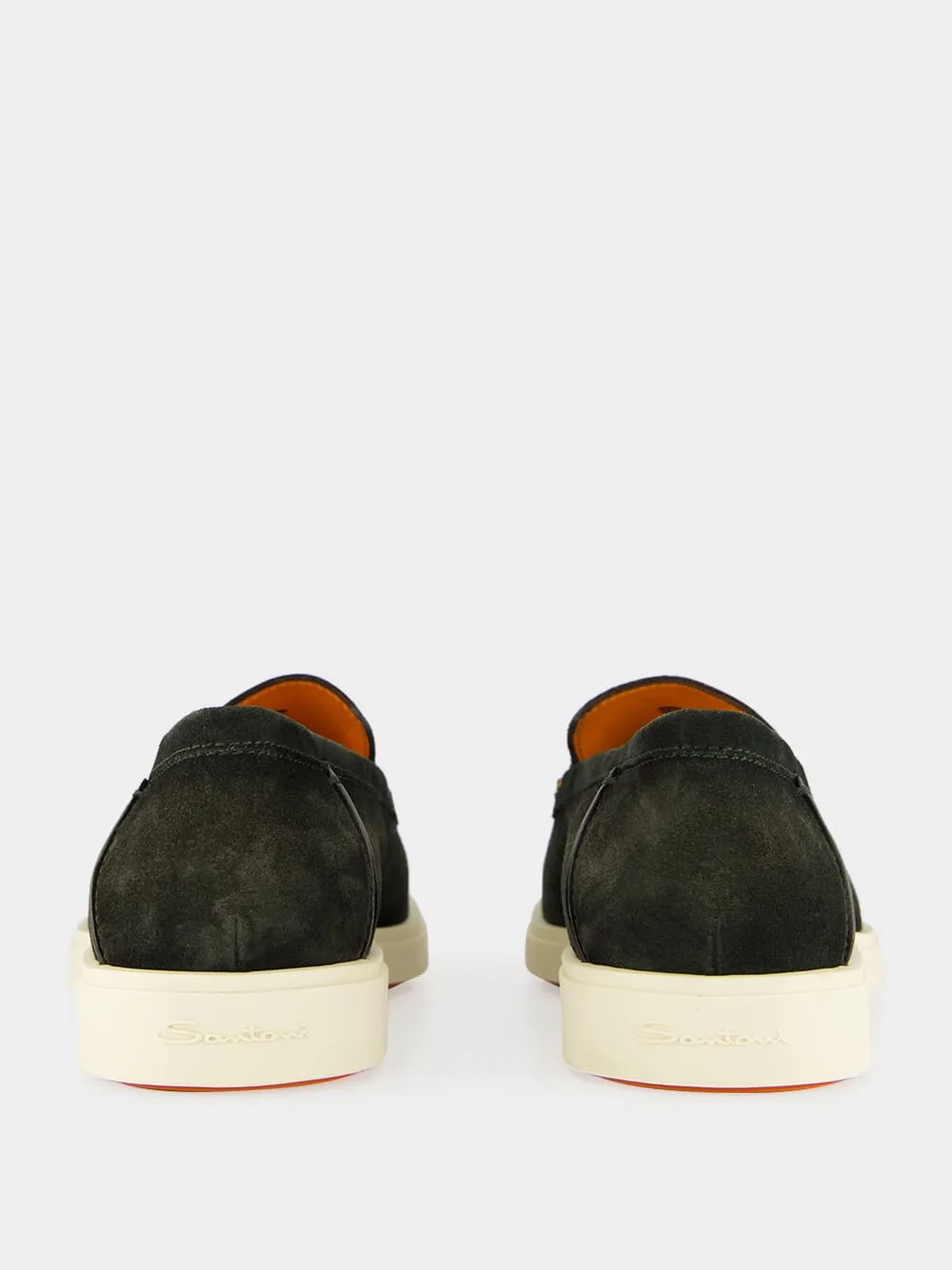 Green Suede Loafers with Rubber Sole sold by Fashion Clinic product image thumbnail 5