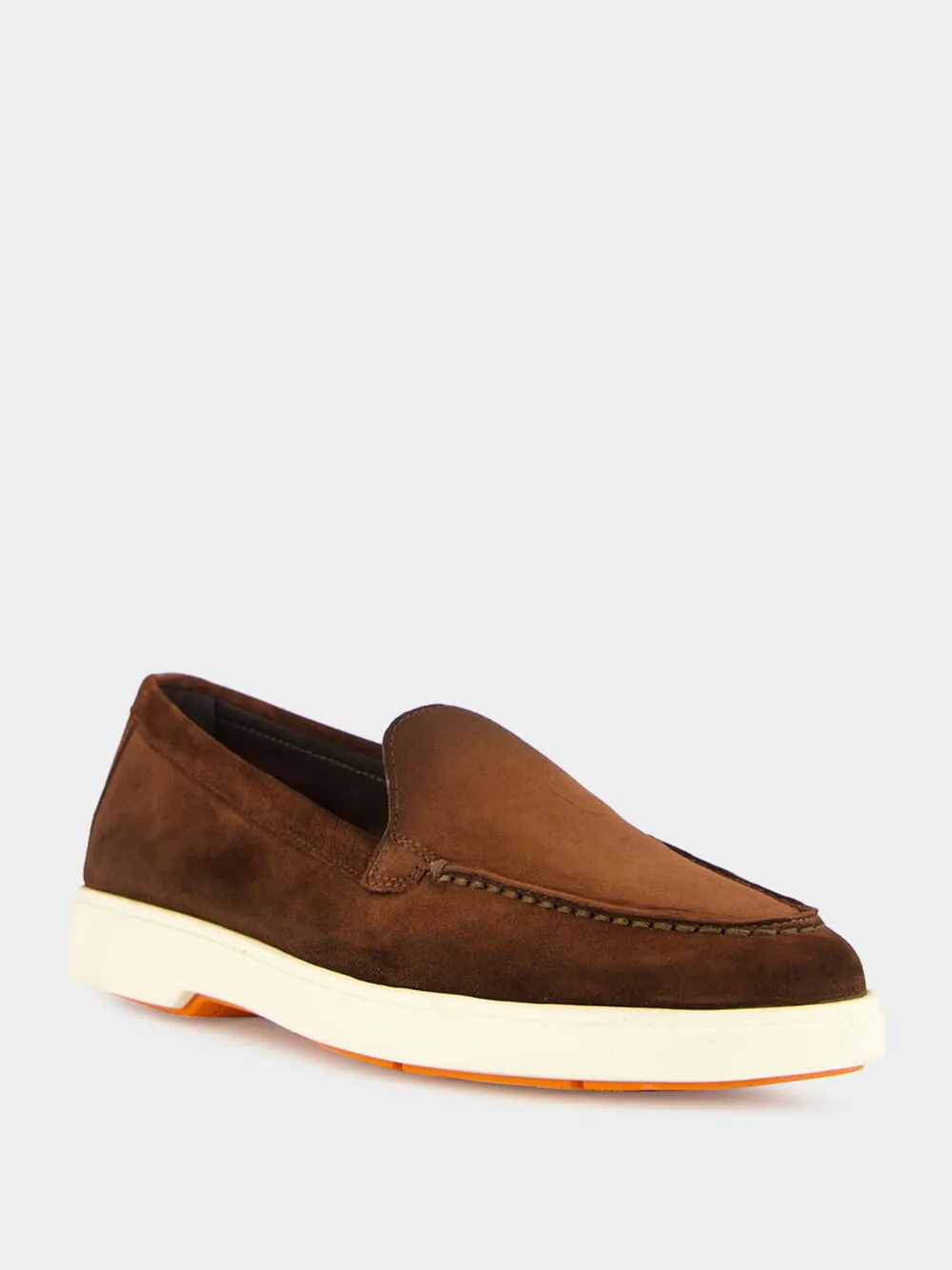 Dark Brown Suede Loafers sold by Fashion Clinic product image thumbnail 2