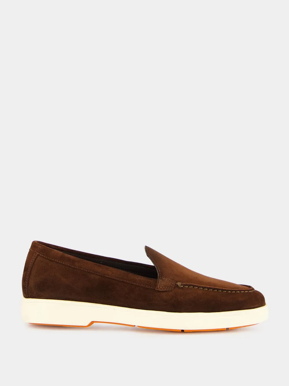 Dark Brown Suede Loafers sold by Fashion Clinic