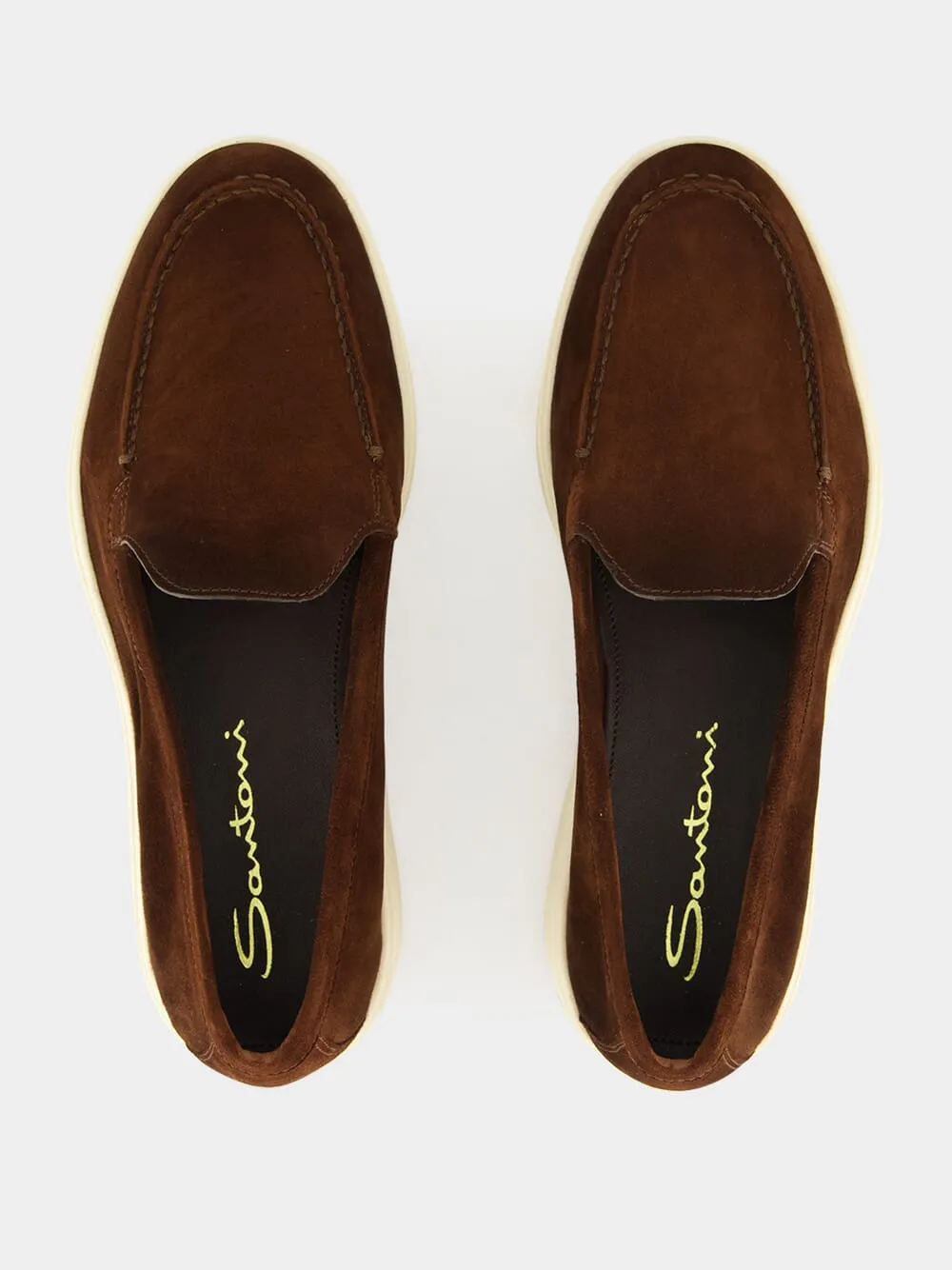 Dark Brown Suede Loafers sold by Fashion Clinic product image thumbnail 4