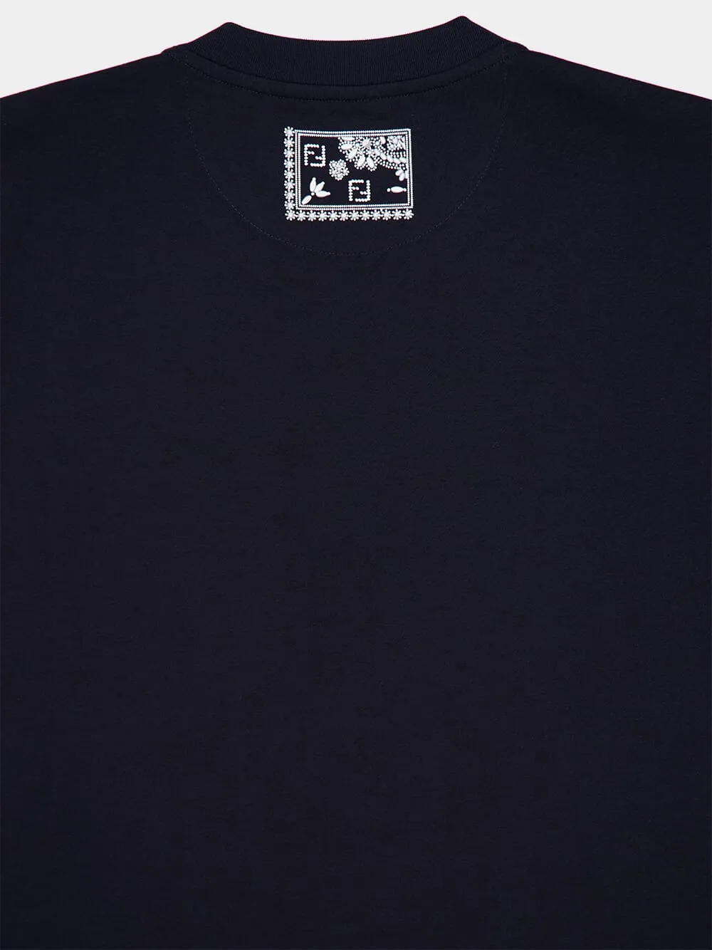 Dark Blue T-Shirt with Bandana Pocket sold by Fashion Clinic product image thumbnail 4