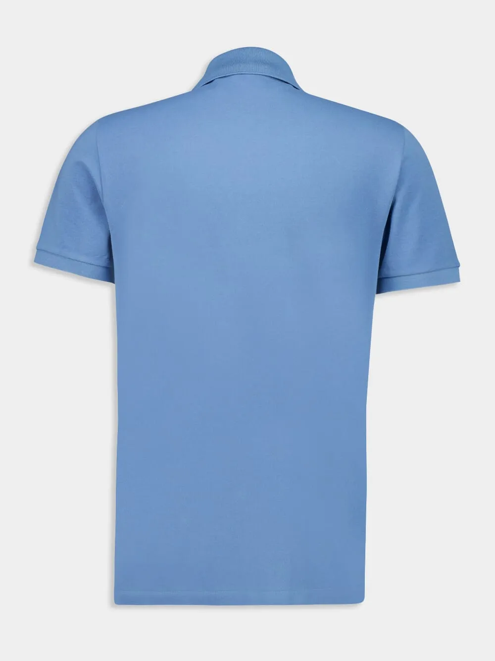 Light Blue Cotton Piqué Polo Shirt sold by Fashion Clinic product image thumbnail 2