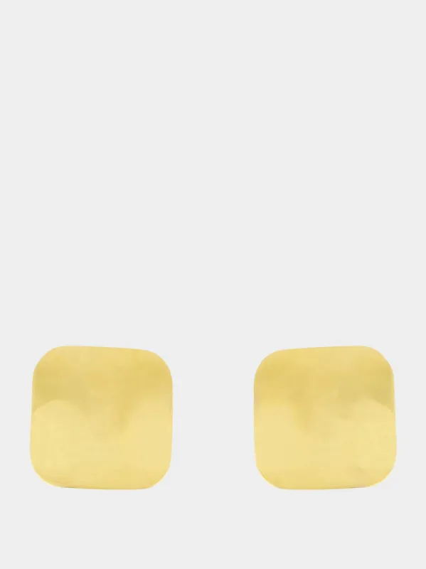 Vintage Gold Amy Brass Earrings sold by Fashion Clinic