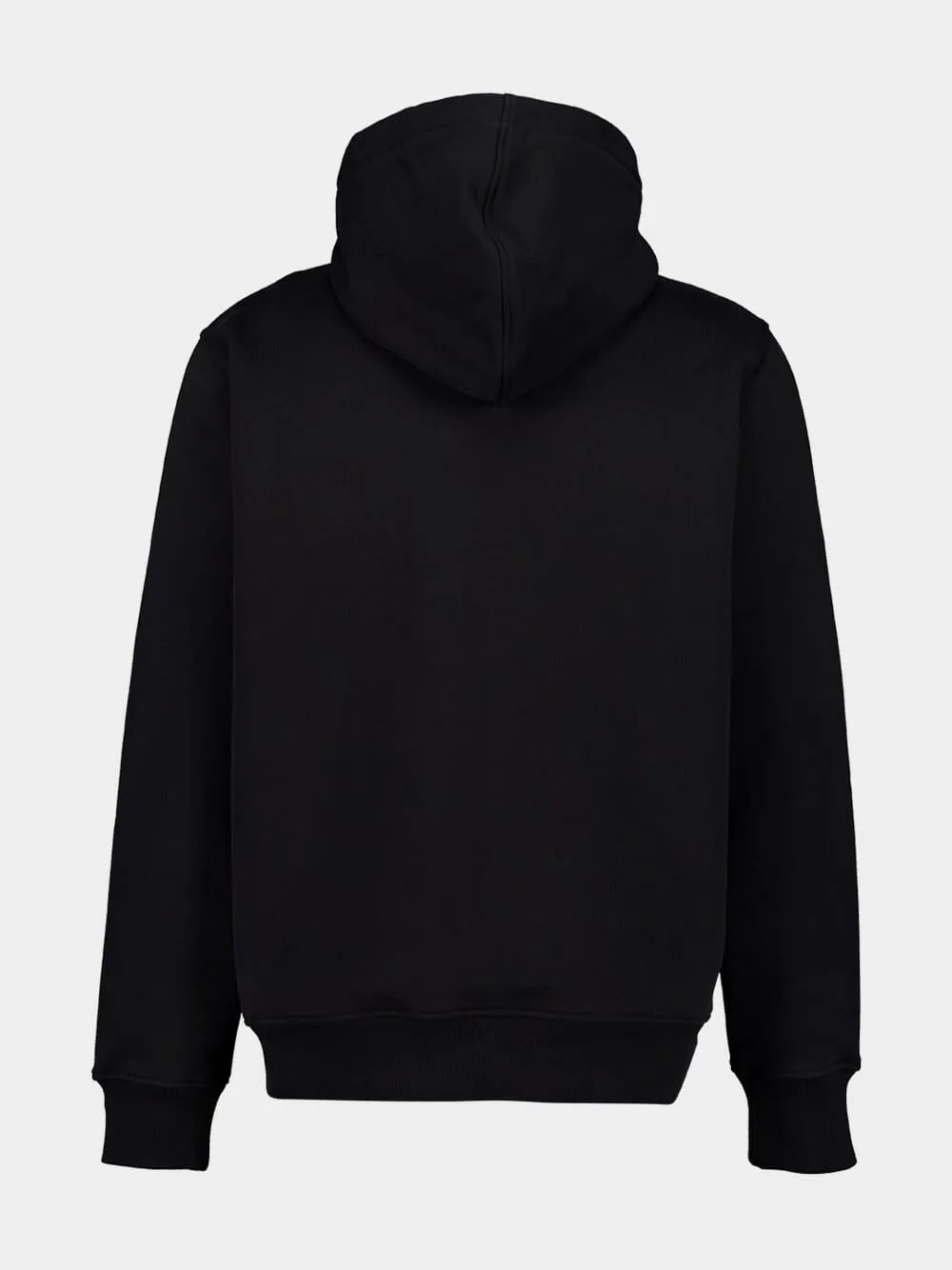 Black Zipped Sweatshirt in Fleece sold by Fashion Clinic product image thumbnail 3