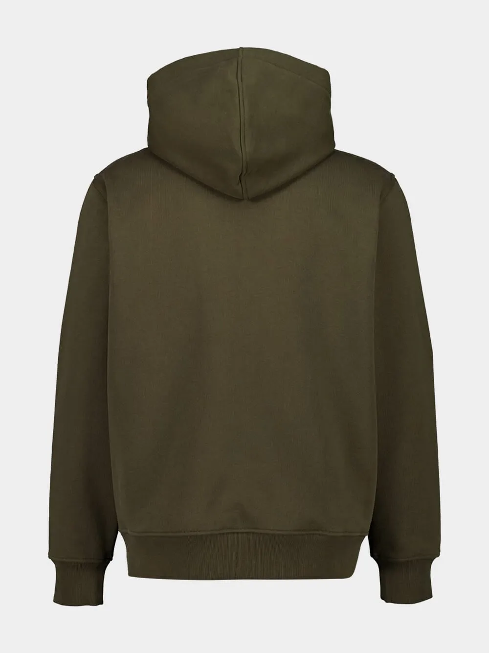 Khaki Zipped Sweatshirt in Fleece sold by Fashion Clinic product image thumbnail 2