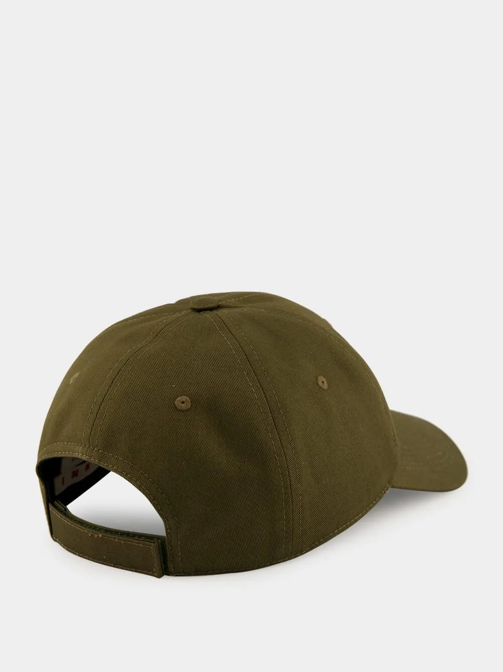 Deep Sage Cotton Logo Baseball Cap sold by Fashion Clinic product image thumbnail 2