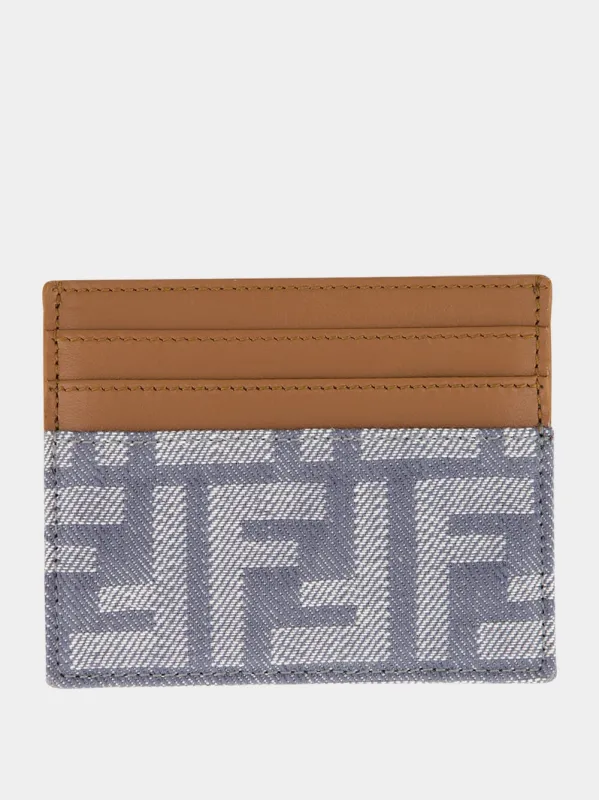Blue Jacquard Baguette Card Case sold by Fashion Clinic
