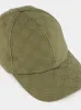 Forest Green GG Canvas Baseball Hat sold by Fashion Clinic