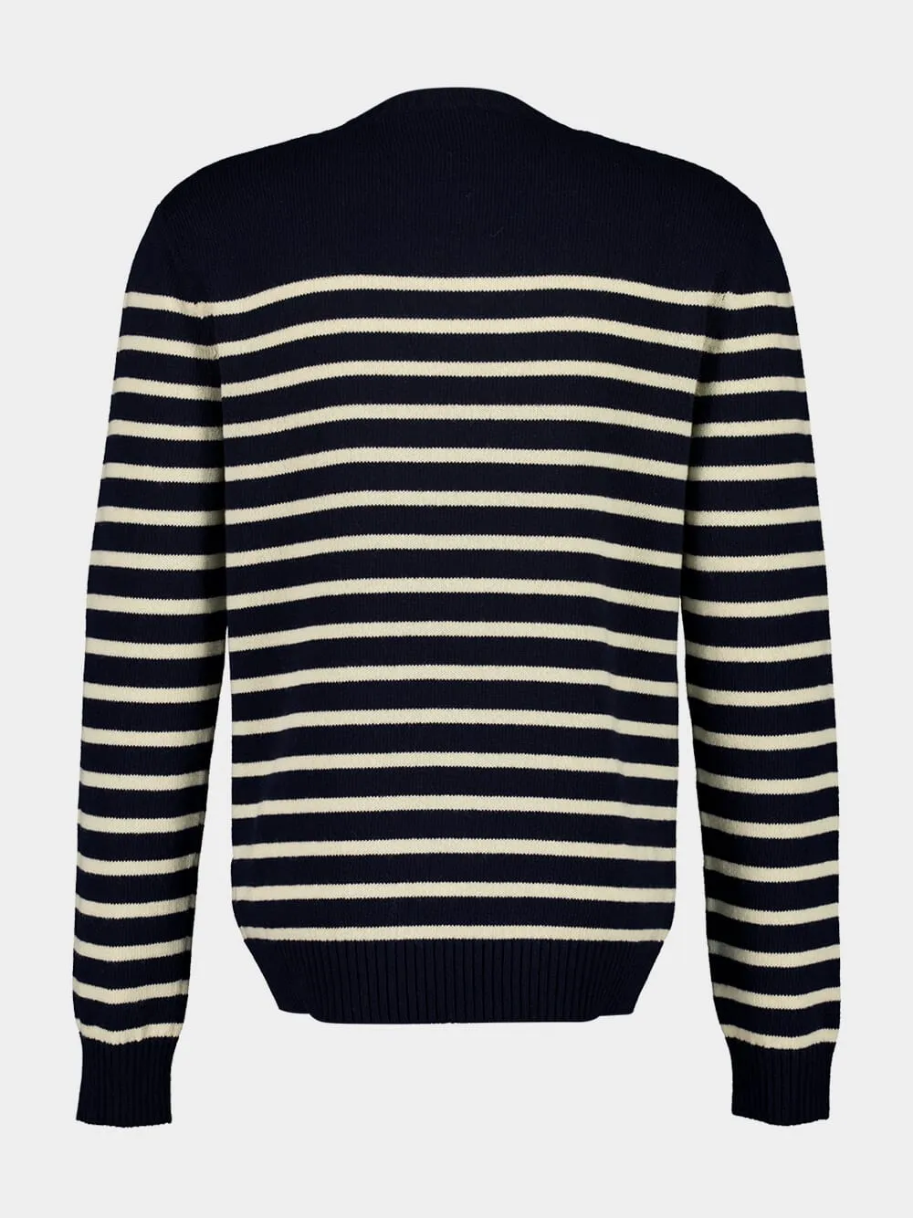 Blue and Butter Wool Striped Jumper with Chez Valentino sold by Fashion Clinic product image thumbnail 3