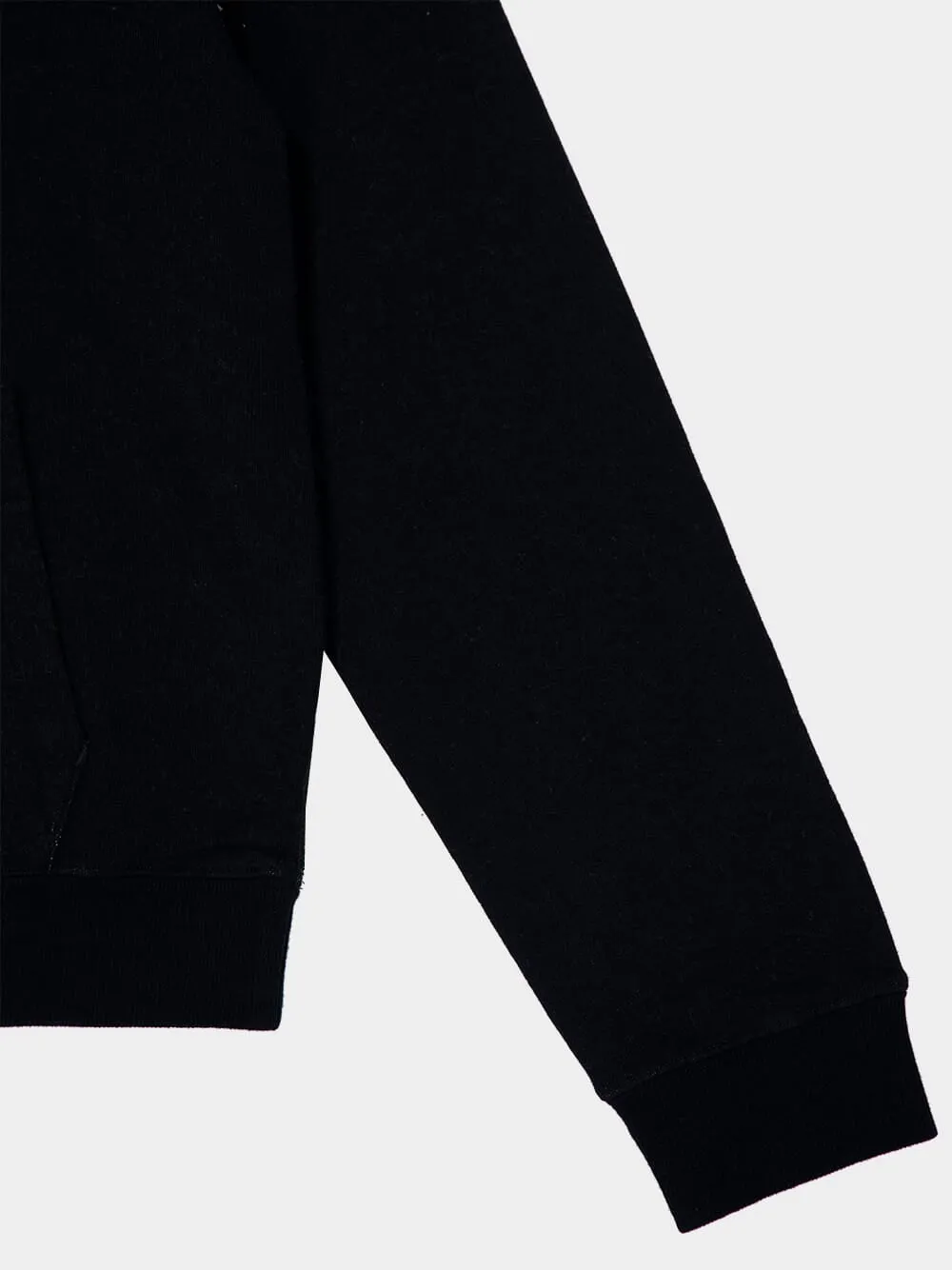 Black Cotton Sweatshirts with Chez Valentino Print sold by Fashion Clinic product image thumbnail 4