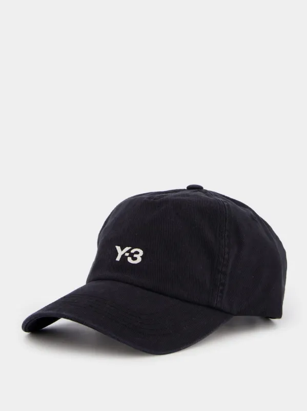 Embroidered Black Logo Cap sold by Fashion Clinic