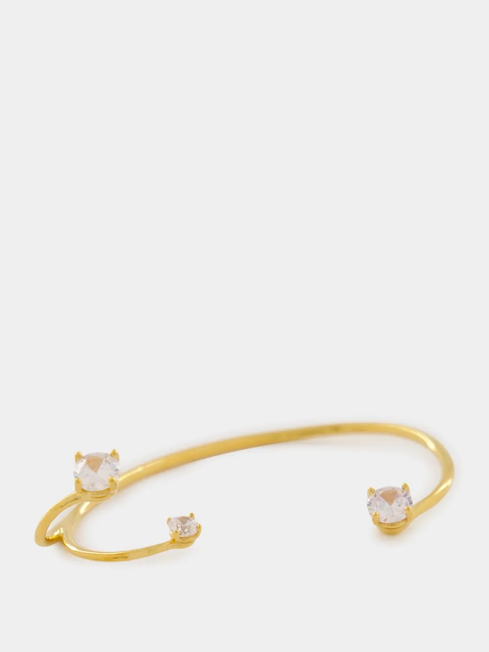 Gold Three-Point Ear Cuff sold by Fashion Clinic product image thumbnail 3