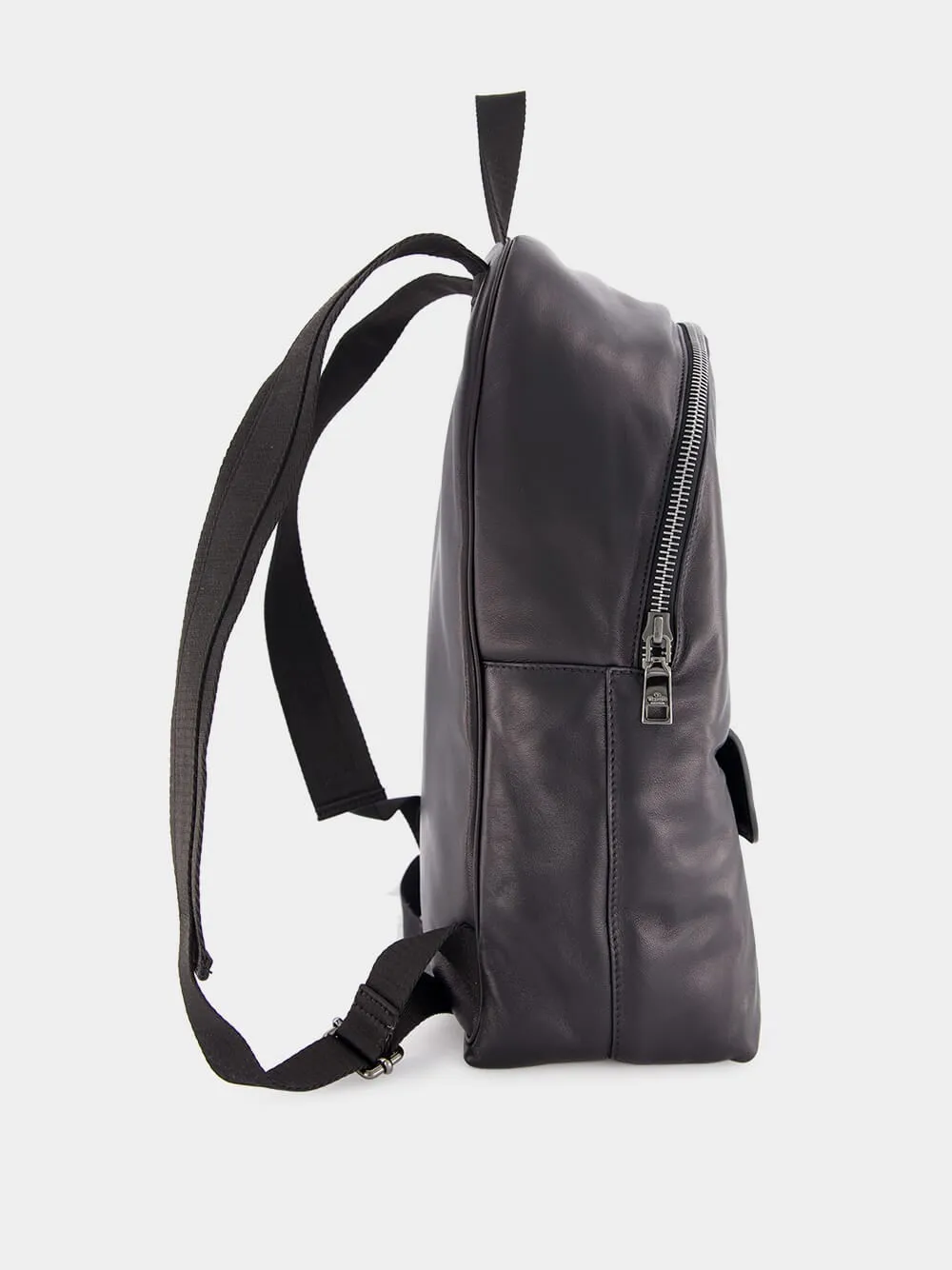 Black VLogo Signature Nappa Backpack sold by Fashion Clinic product image thumbnail 3
