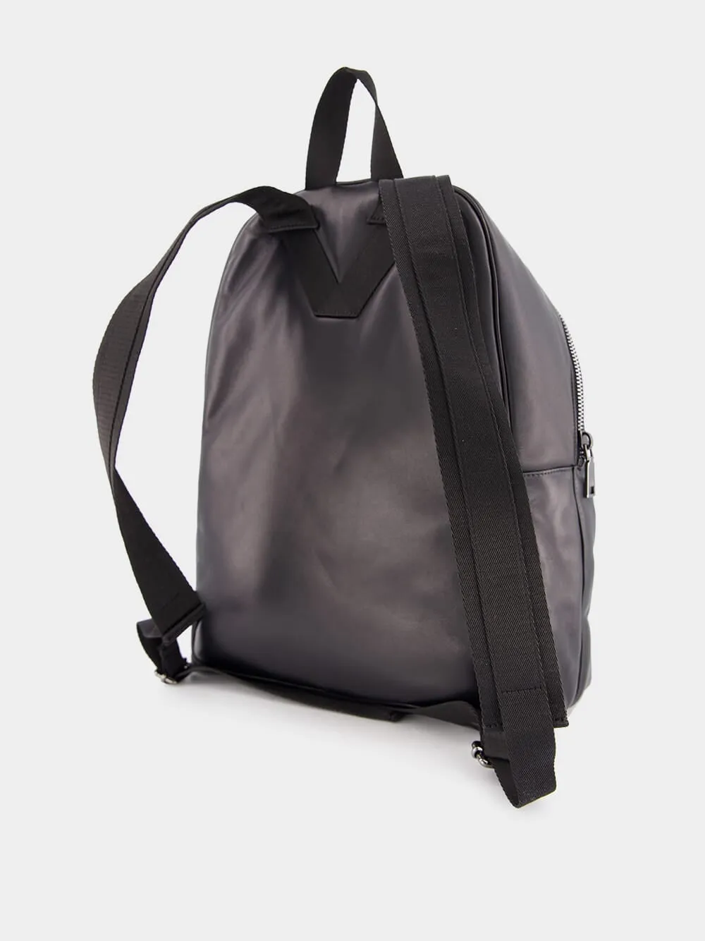 Black VLogo Signature Nappa Backpack sold by Fashion Clinic product image thumbnail 4