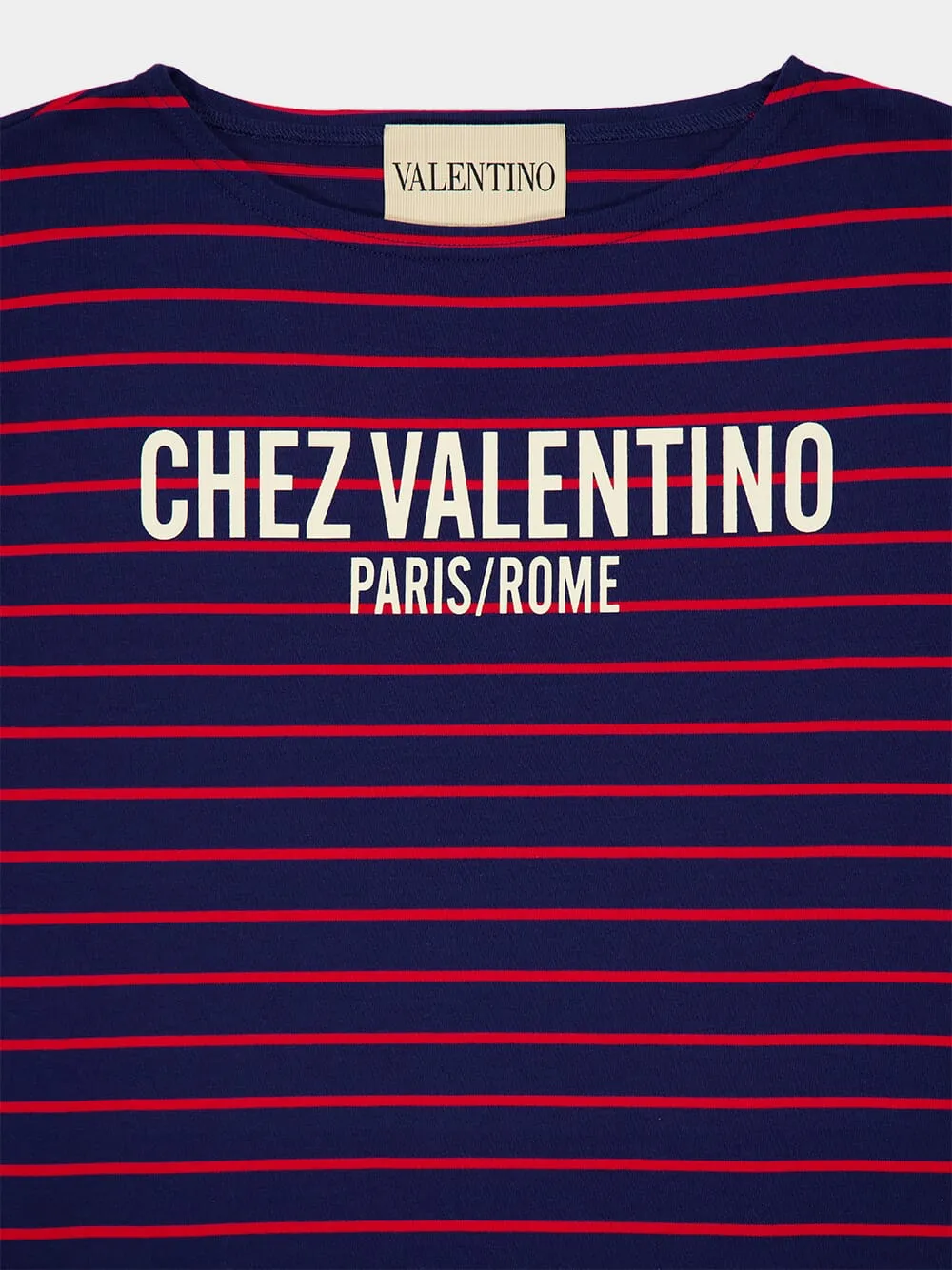 Chez Valentino Striped Long Sleeve Top sold by Fashion Clinic product image thumbnail 3