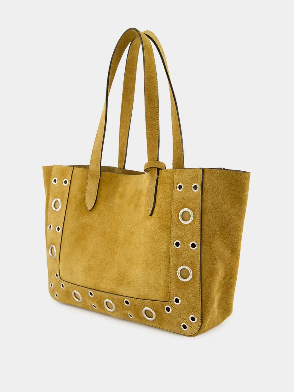 Havana Beige Nellcôte Suede Medium Tote sold by Fashion Clinic product image thumbnail 4
