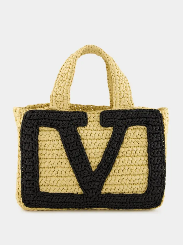 Natural Viva Superstar Small Shopping Bag sold by Fashion Clinic