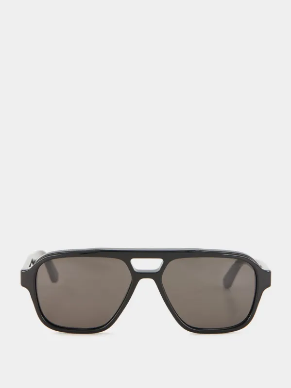 Maneval Black Aviator Sunglasses sold by Fashion Clinic