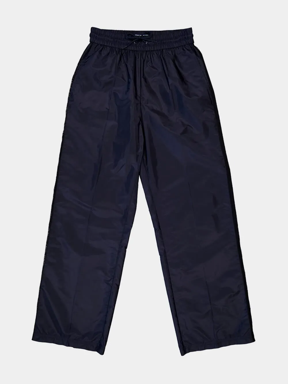 Royal Blue Wide-Leg Re-Nylon Pants sold by Fashion Clinic product image thumbnail 5