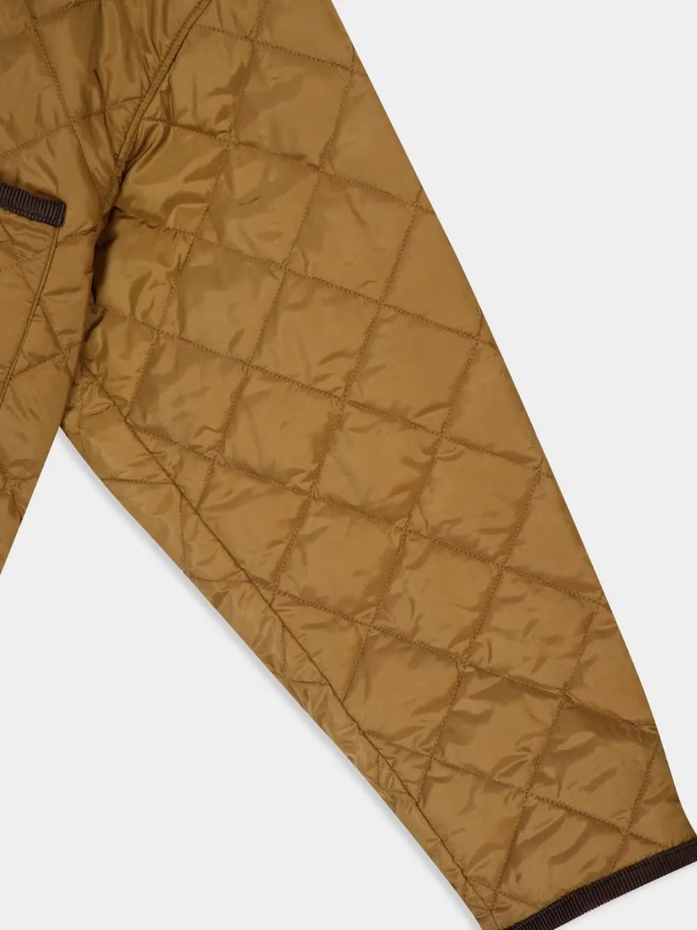 Cork Brown Quilted Re-Nylon Jacket sold by Fashion Clinic product image thumbnail 4