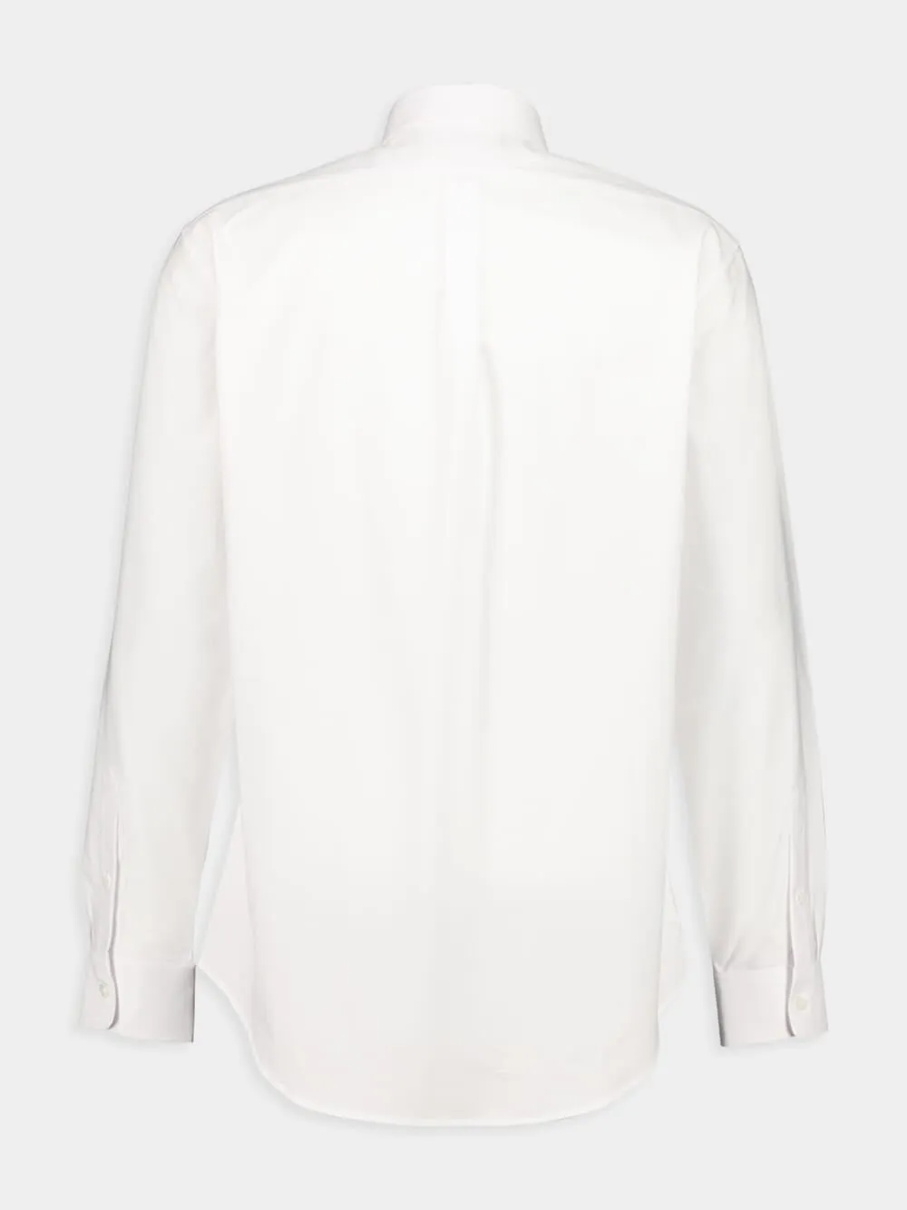 White Button-Down Oxford Cotton Shirt sold by Fashion Clinic product image thumbnail 2