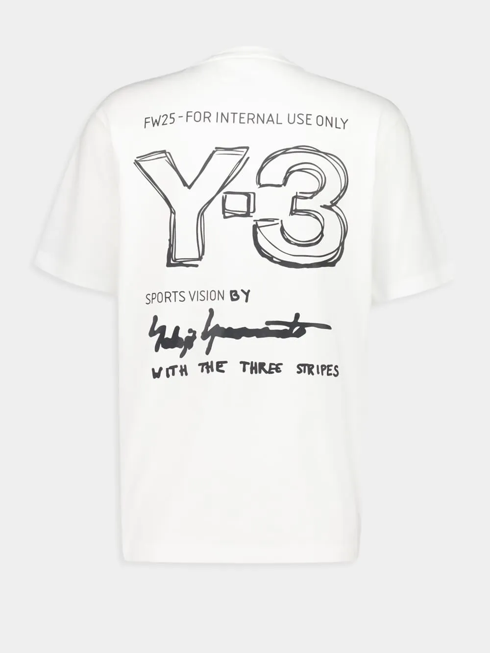 White Cotton Short Sleeve T-Shirt sold by Fashion Clinic product image thumbnail 2