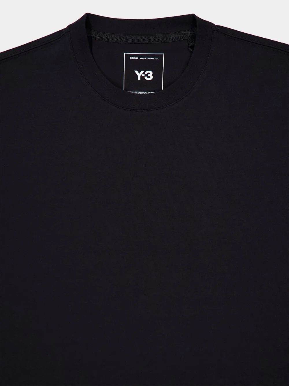 Black Cotton Short Sleeve T-Shirt sold by Fashion Clinic product image thumbnail 3