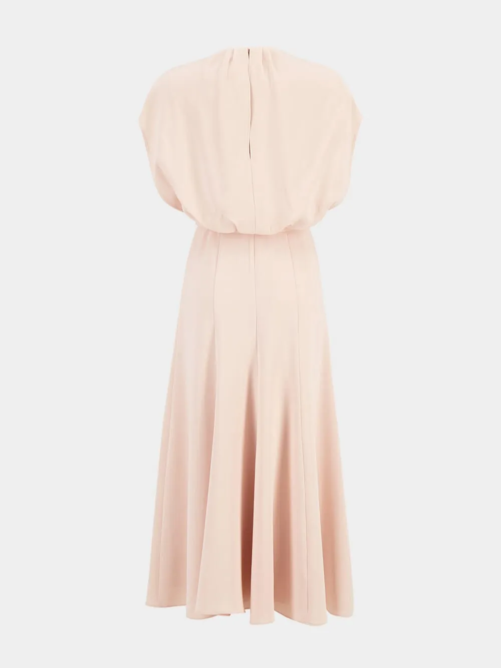 Nude Cady Flared Cape Midi Dress sold by Fashion Clinic product image thumbnail 3