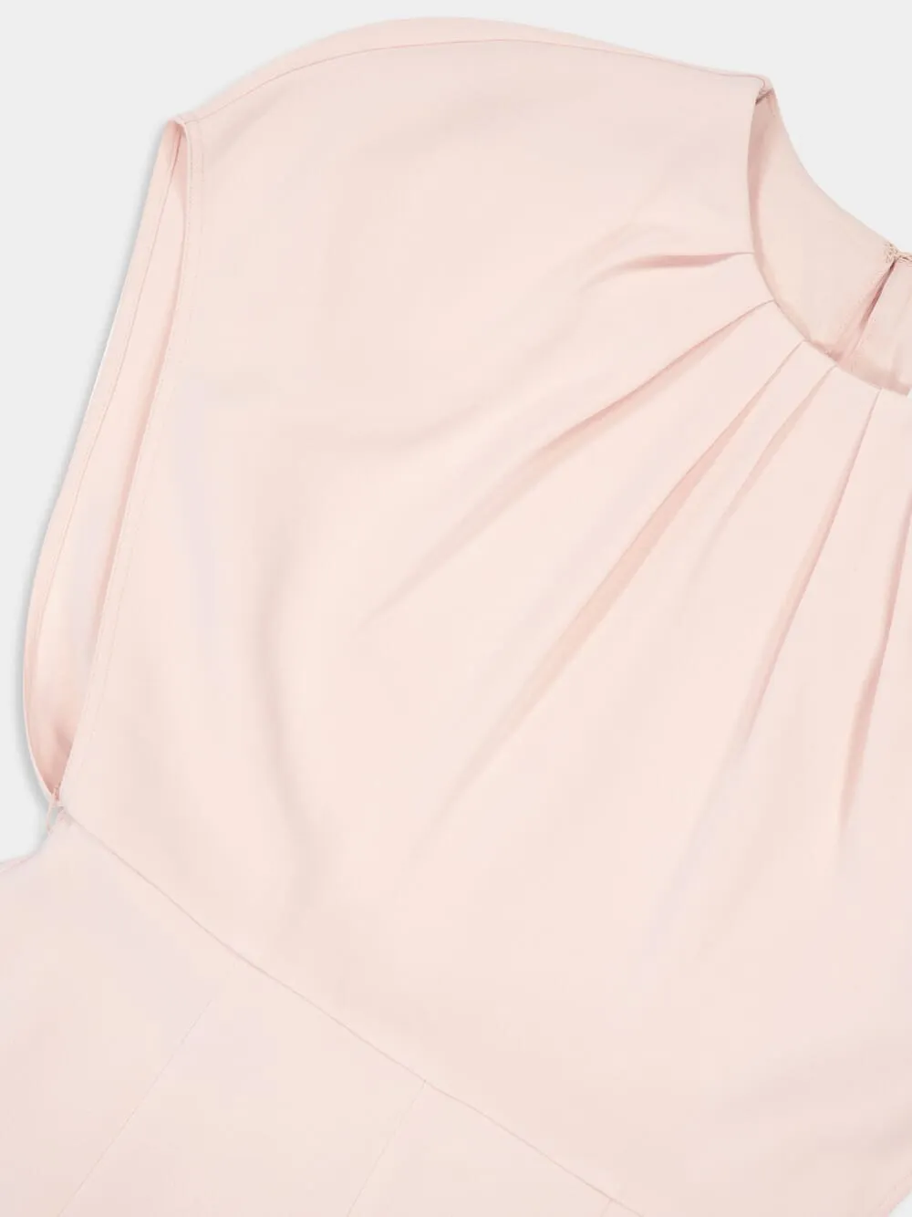 Nude Cady Flared Cape Midi Dress sold by Fashion Clinic product image thumbnail 4