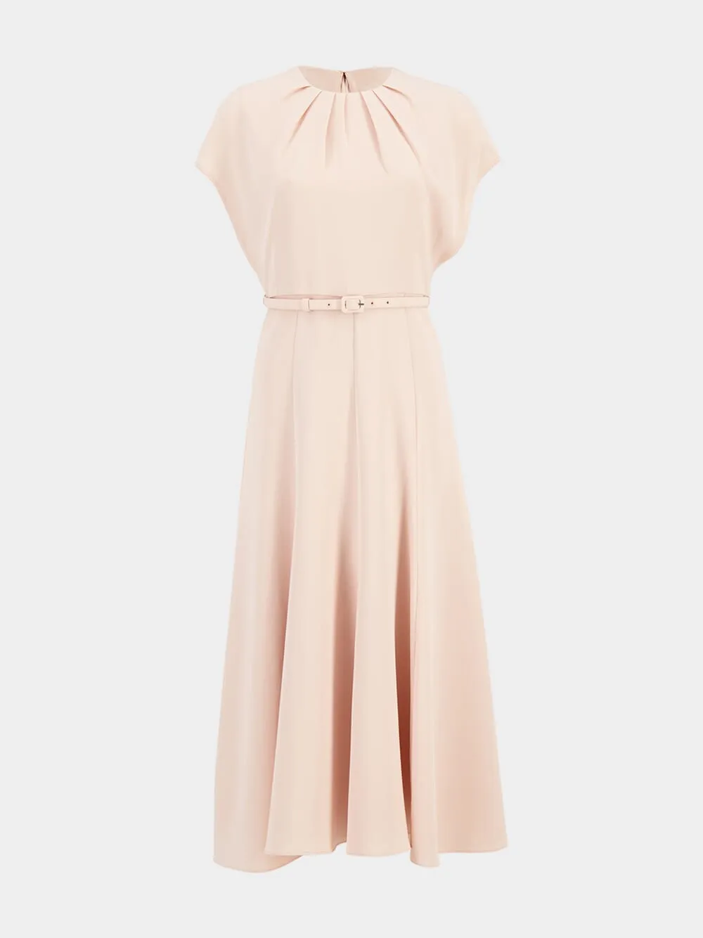 Nude Cady Flared Cape Midi Dress sold by Fashion Clinic product image thumbnail 2
