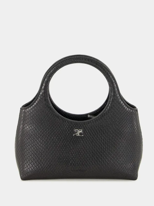 Mini Holy Day Bag in Black Viper Leather sold by Fashion Clinic
