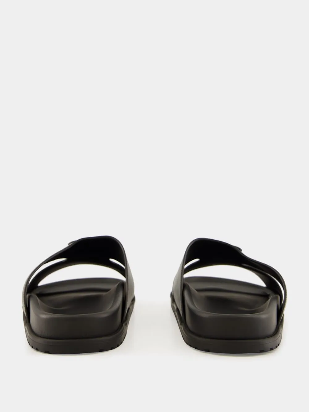 Black Calfskin Slide Sandals sold by Fashion Clinic product image thumbnail 5