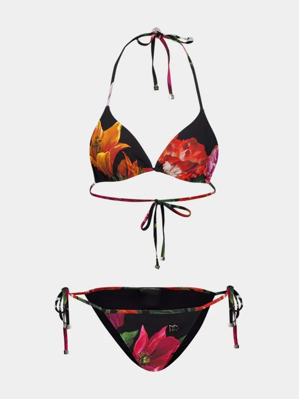 Floral Print Triangle Bikini sold by Fashion Clinic