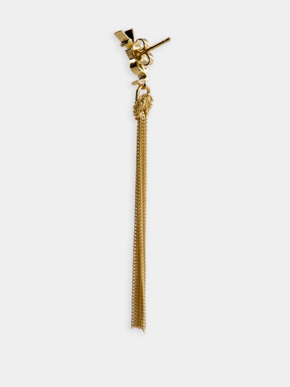 Cassandre Tassel Gold Earrings sold by Fashion Clinic product image thumbnail 2