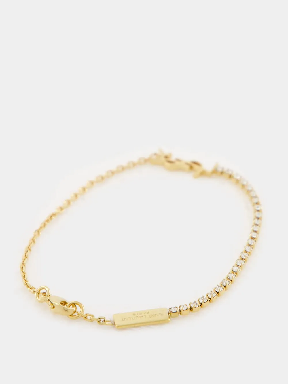 Metal And Rhinestone Cassandre Charm Bracelet sold by Fashion Clinic product image thumbnail 2