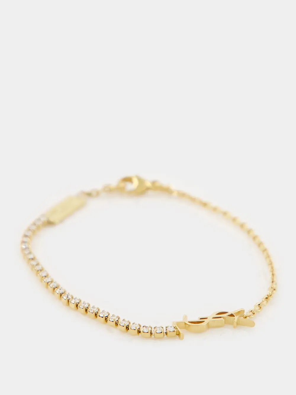 Metal And Rhinestone Cassandre Charm Bracelet sold by Fashion Clinic product image thumbnail 3