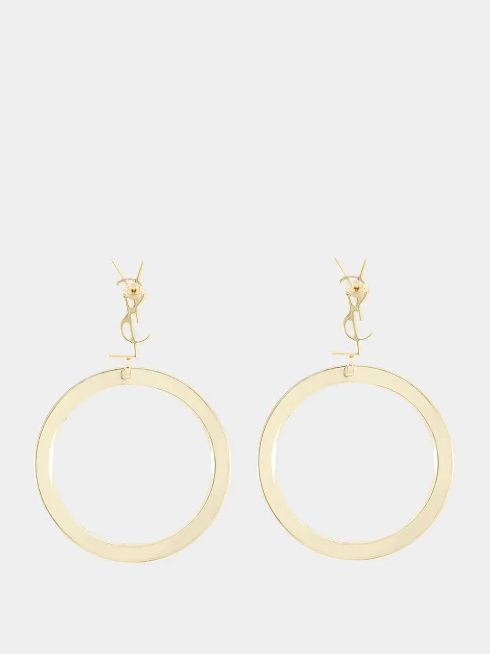 Cassandre Pendant Hoop Earrings sold by Fashion Clinic product image thumbnail 2