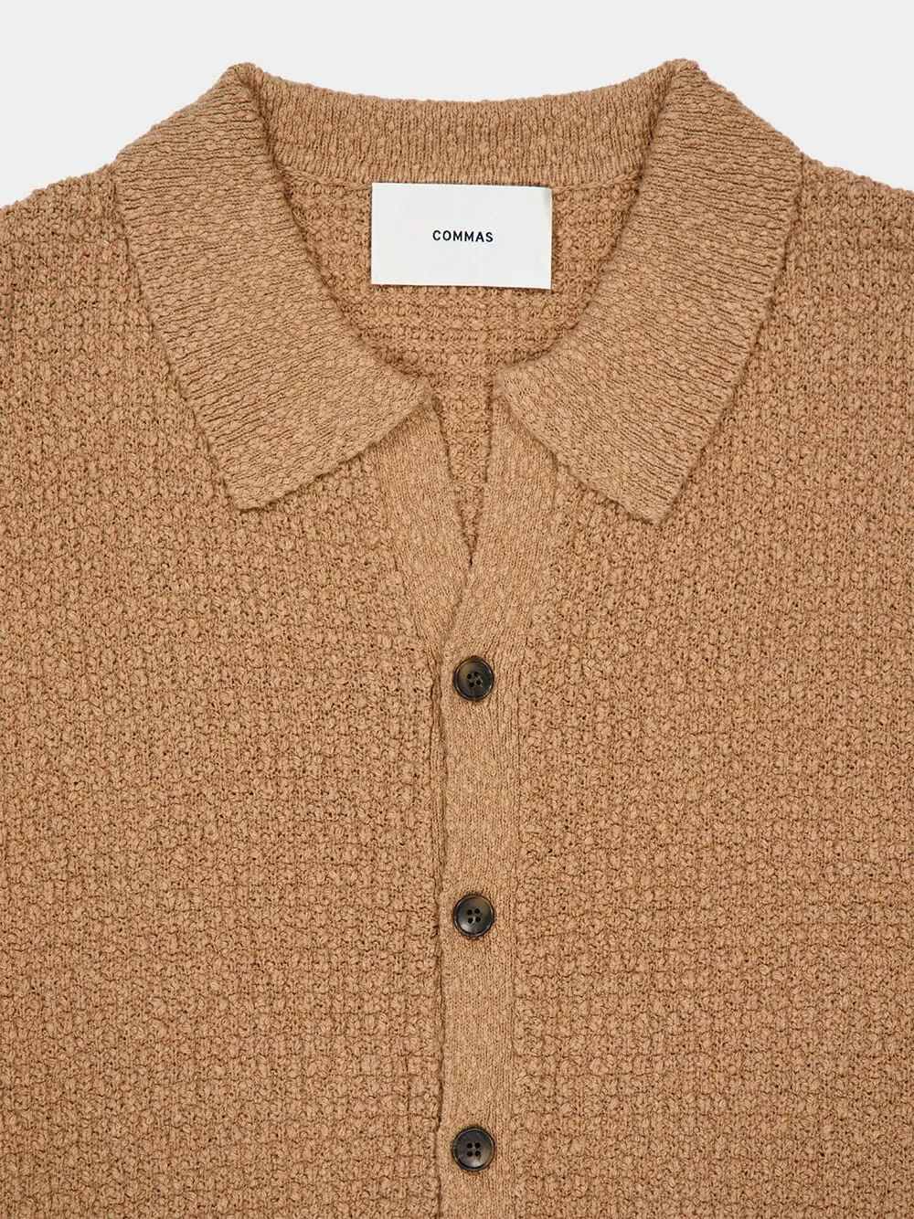 Hazelnut Textured Knit Cardigan sold by Fashion Clinic product image thumbnail 5
