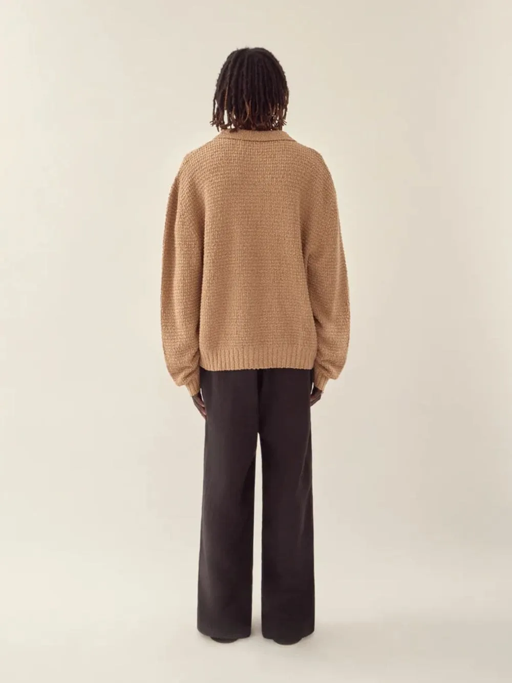 Hazelnut Textured Knit Cardigan sold by Fashion Clinic product image thumbnail 3