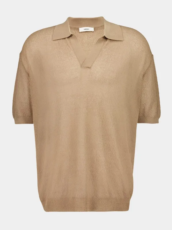 Macchiato Fine Knit Polo sold by Fashion Clinic