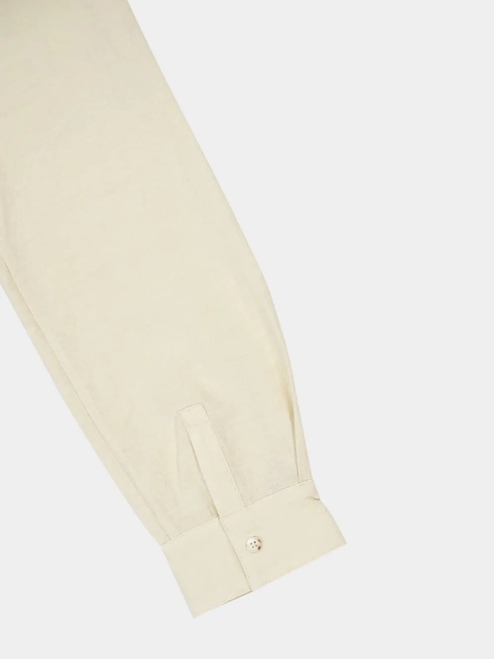 Dark Cream Embroidered Cotton Shirt sold by Fashion Clinic product image thumbnail 5