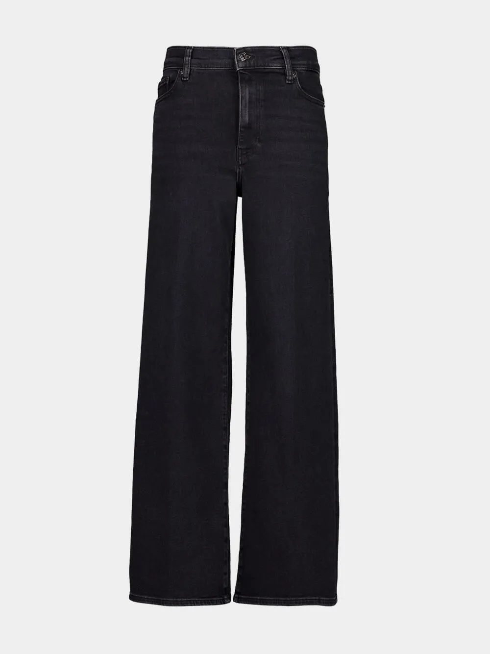 Black Le Slim Palazzo Jeans sold by Fashion Clinic