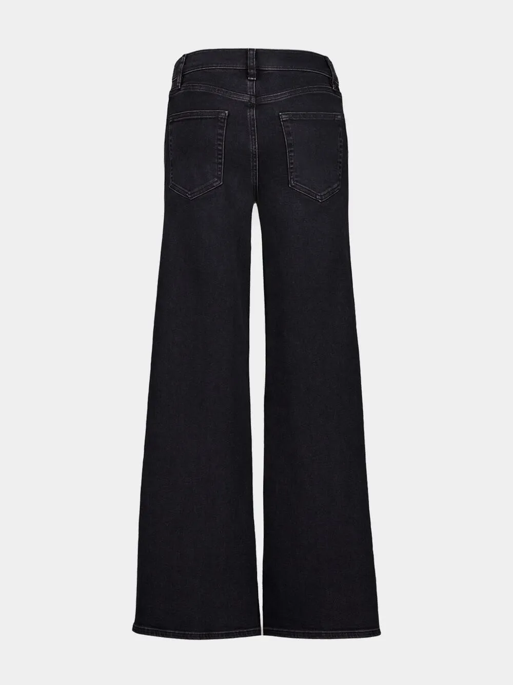Black Le Slim Palazzo Jeans sold by Fashion Clinic product image thumbnail 2