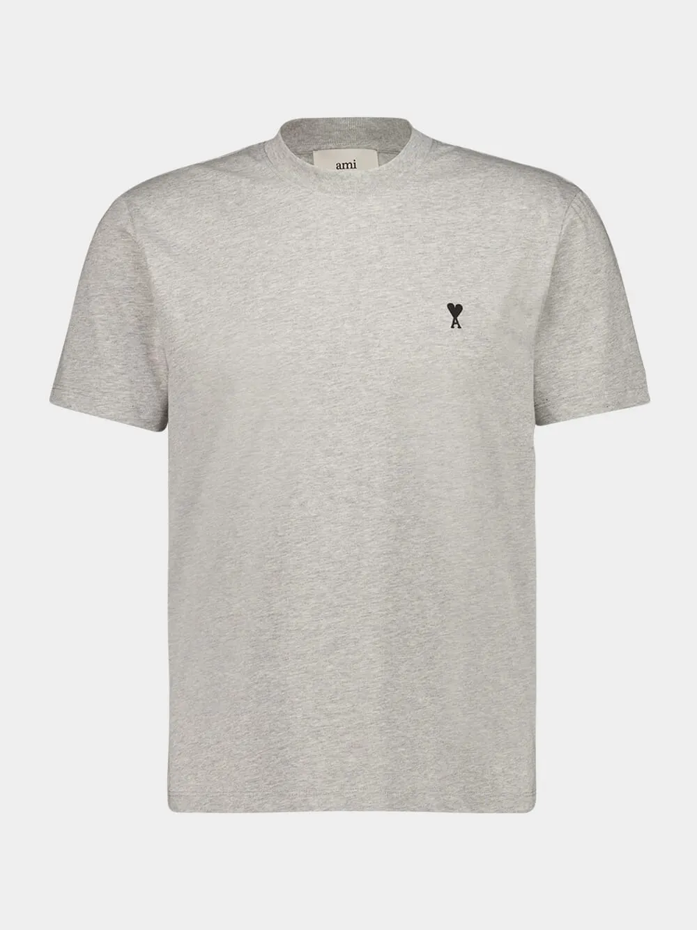 Heather Ash Grey Ami de Coeur Cotton T-Shirt sold by Fashion Clinic