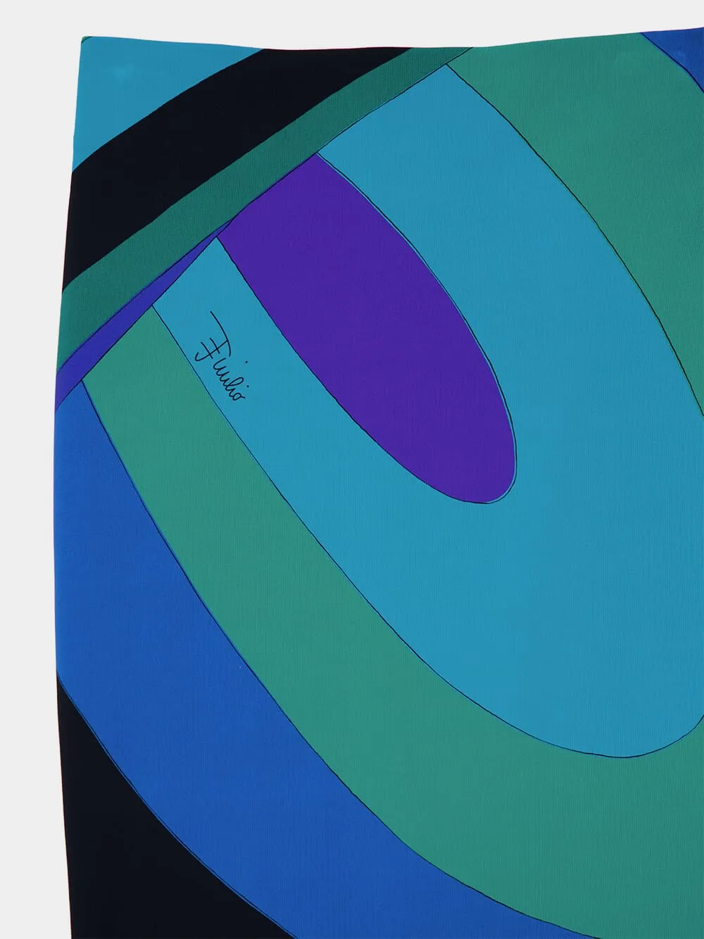 Emerald Printed Viscose Maxi Skirt sold by Fashion Clinic product image thumbnail 3