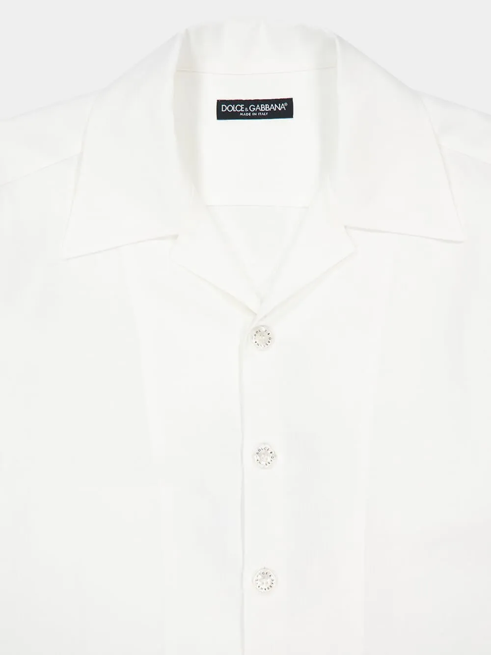 White Hawaii Linen Canvas Shirt sold by Fashion Clinic product image thumbnail 3