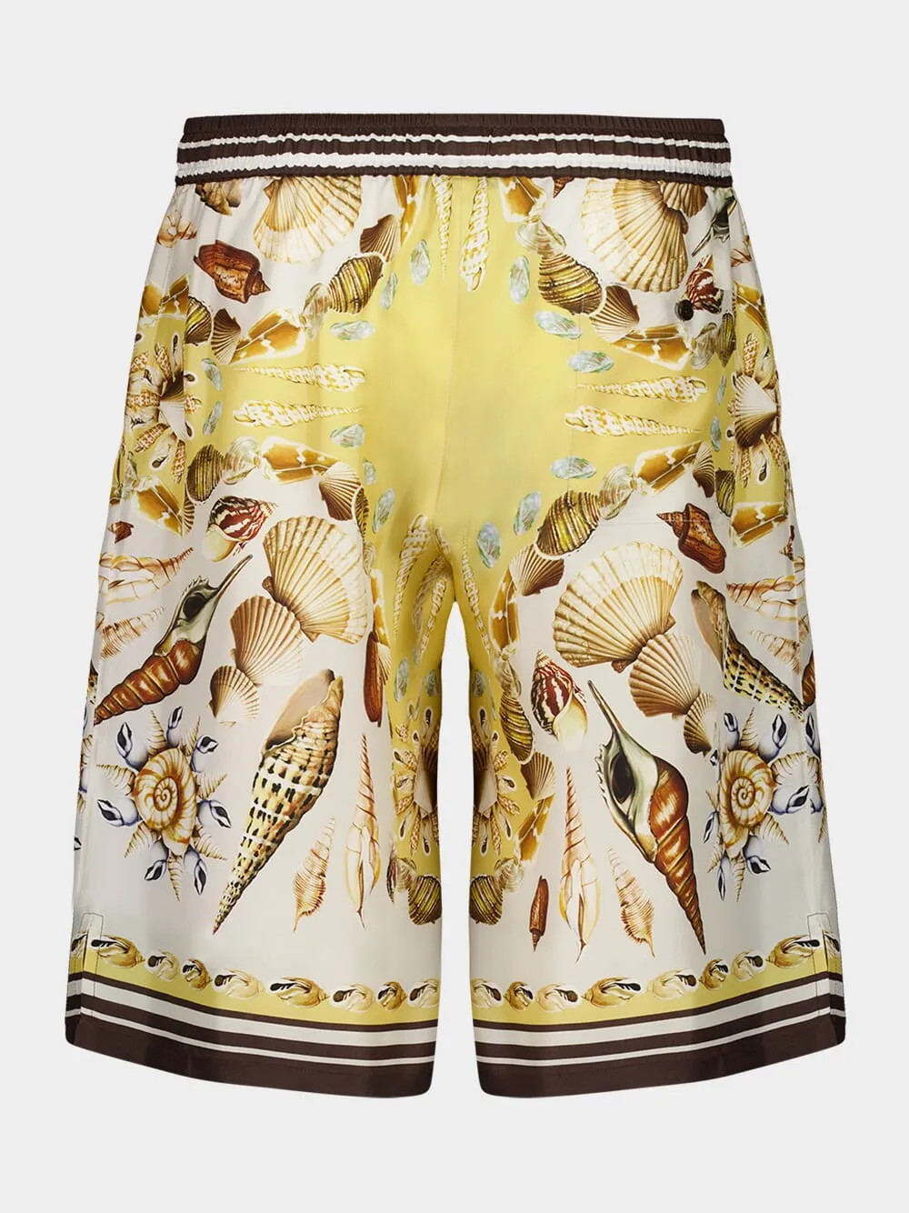 Shell Printed Silk Twill Shorts sold by Fashion Clinic product image thumbnail 4